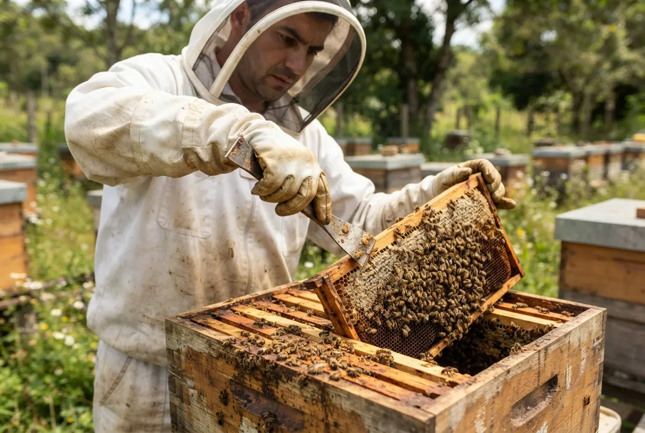 Como Usar o Formão de Apicultura no Manejo 