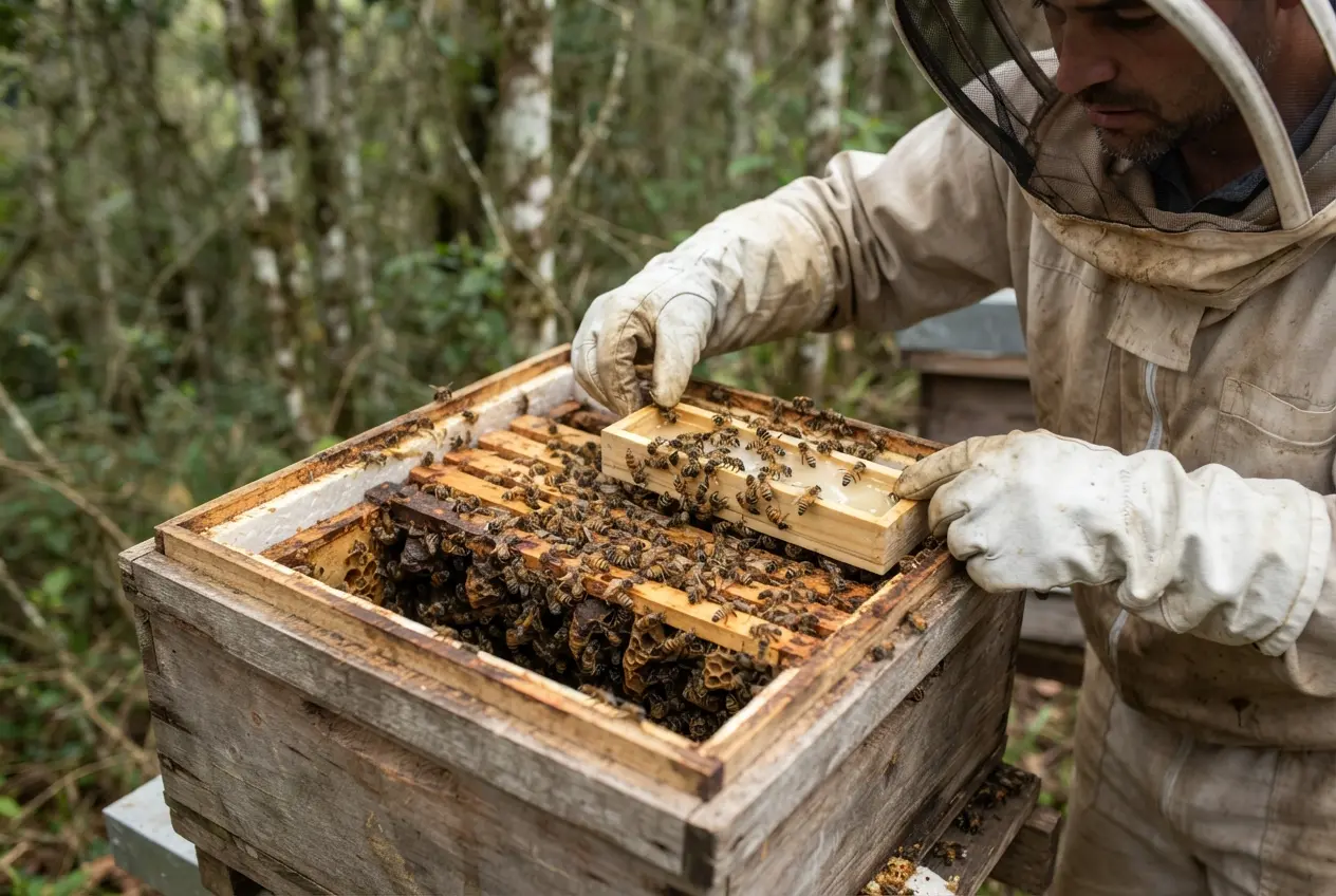 Como alimentar abelha mandaçaia no inverno 