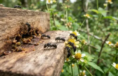 Por que estas 5 abelhas pretas sem ferrão viraram febre