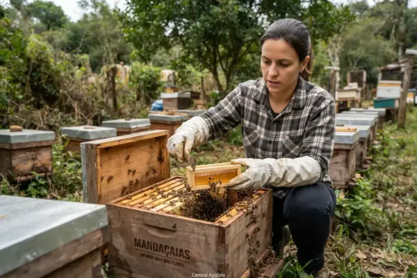 Como Alimentar Abelha Mandaçaia no Inverno: Guia de Nutrição