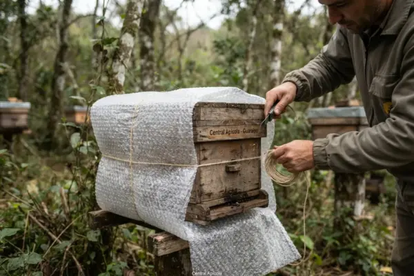 Como Aquecer a Caixa de Abelha Sem Ferrão no Frio