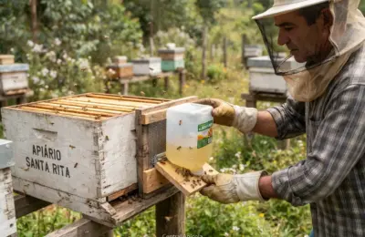 Como Fazer Alimentador Externo para Apis