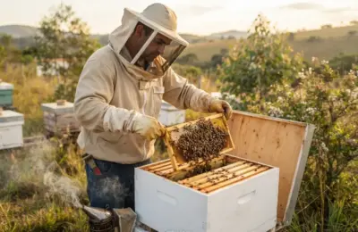 Como Povoar uma Caixa de Abelha com Ferrão com Segurança
