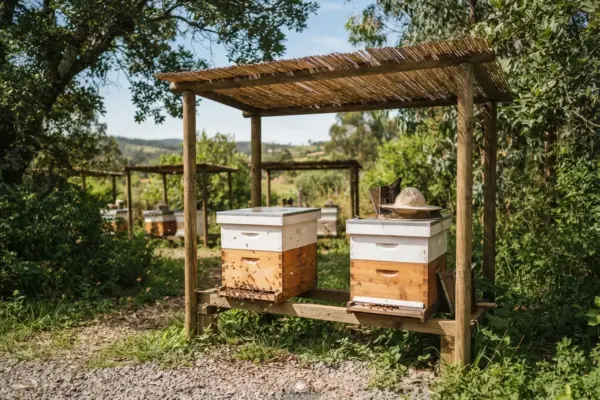 Como proteger o apiário e a caixa de abelha do sol forte