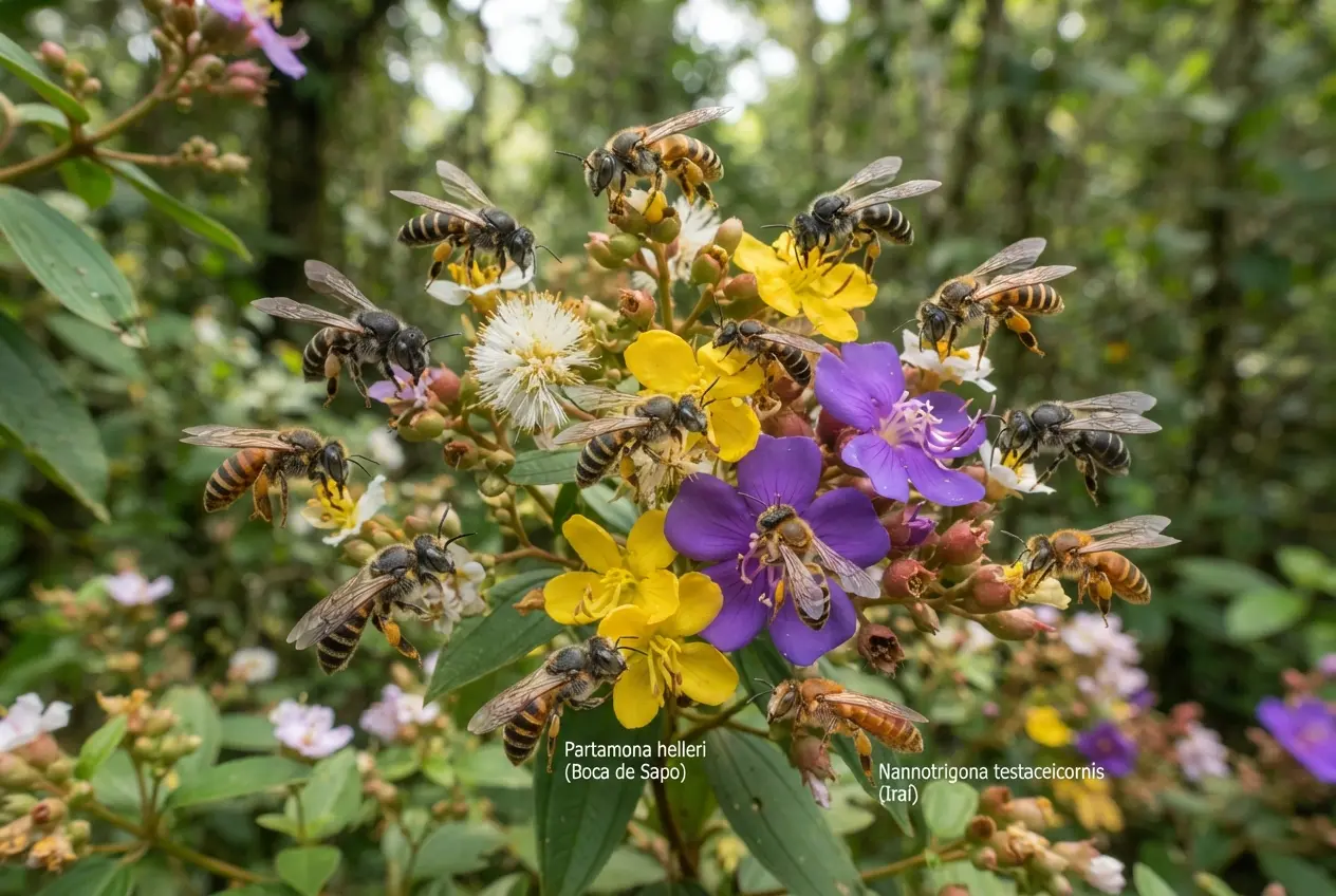 11 espécies de abelhas sem ferrão em foco espécies de abelhas sem ferrão