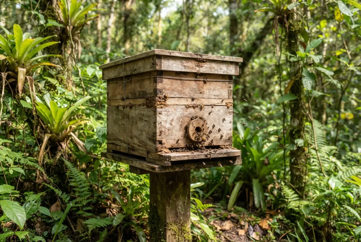 Caixa INPA para Abelhas sem Ferrão qual a temperatura ideal para a caixa de abelha