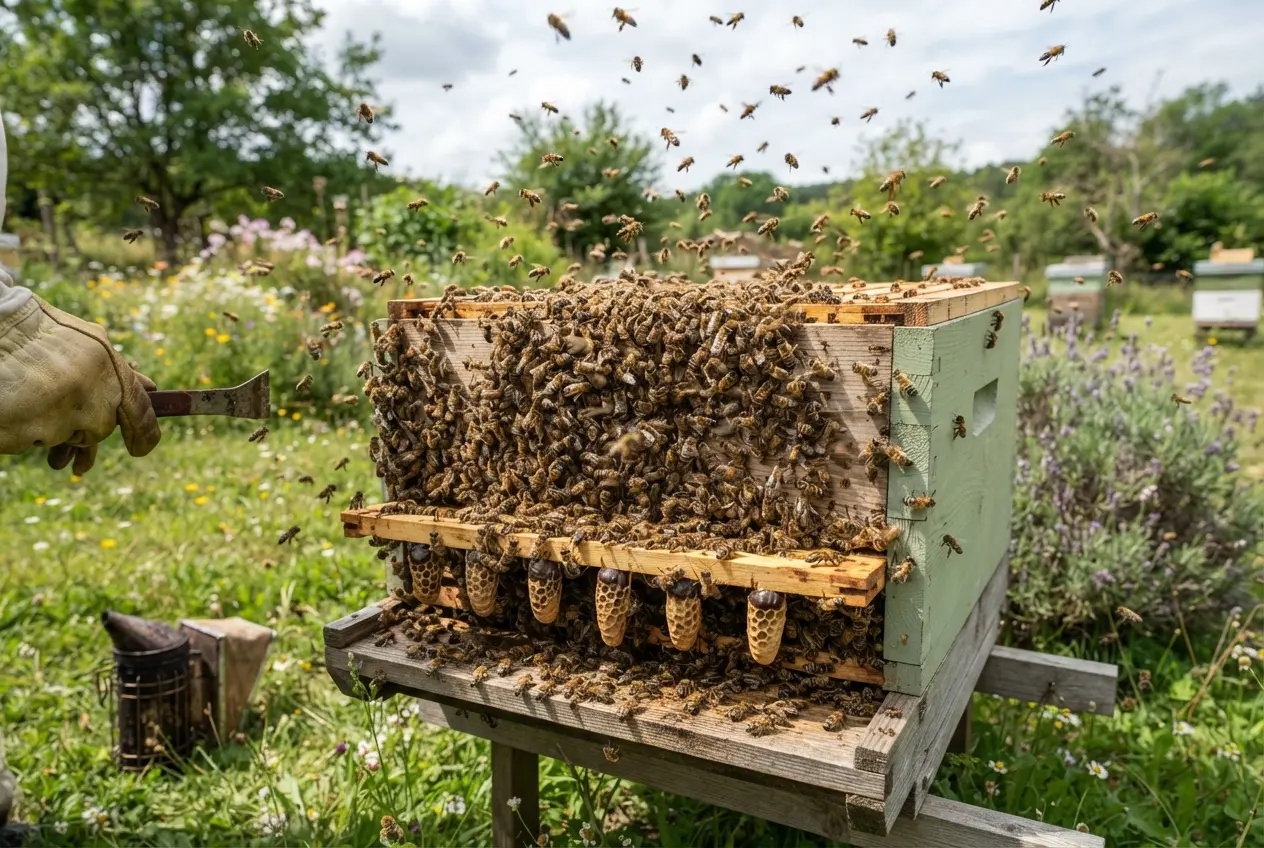 Como identificar sinais de enxameação Prevenção de Enxameação Natural