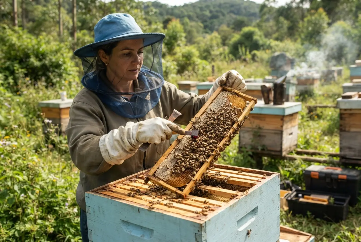 Manejo de varroa resistente no apiário Manejo de varroa resistente