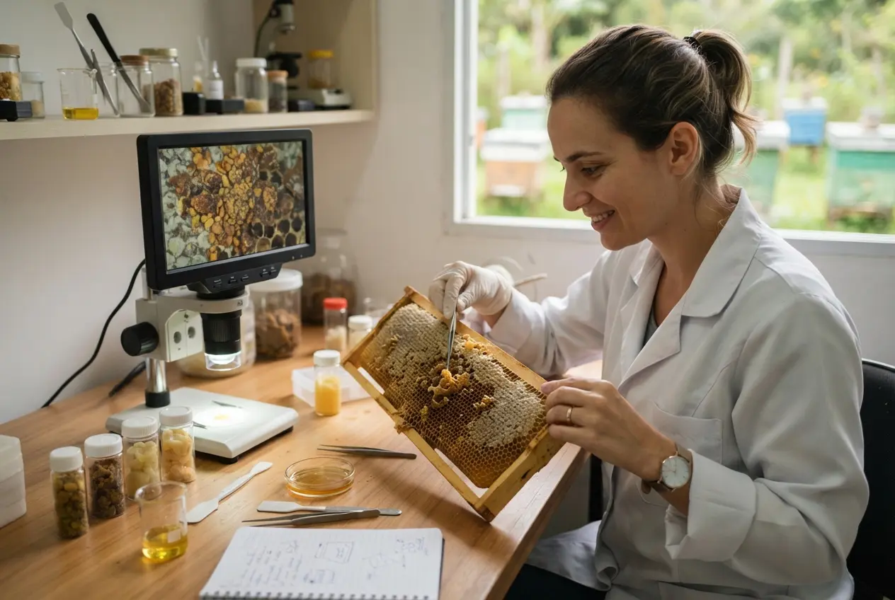 O que a base informa sobre produtos da colmeia como fazer pasta proteica para abelhas com levedura de cerveja