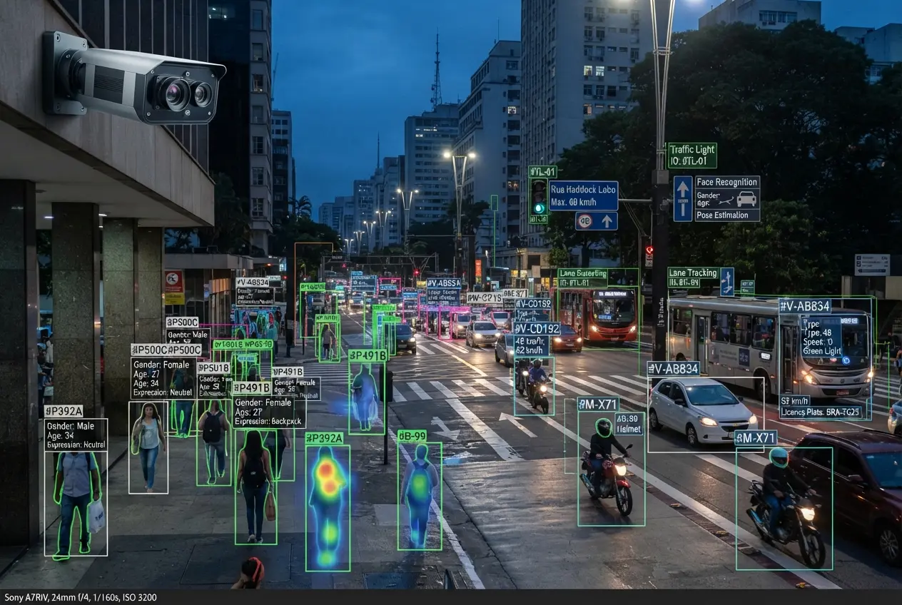 O que as câmeras conseguem identificar Visão computacional no apiário