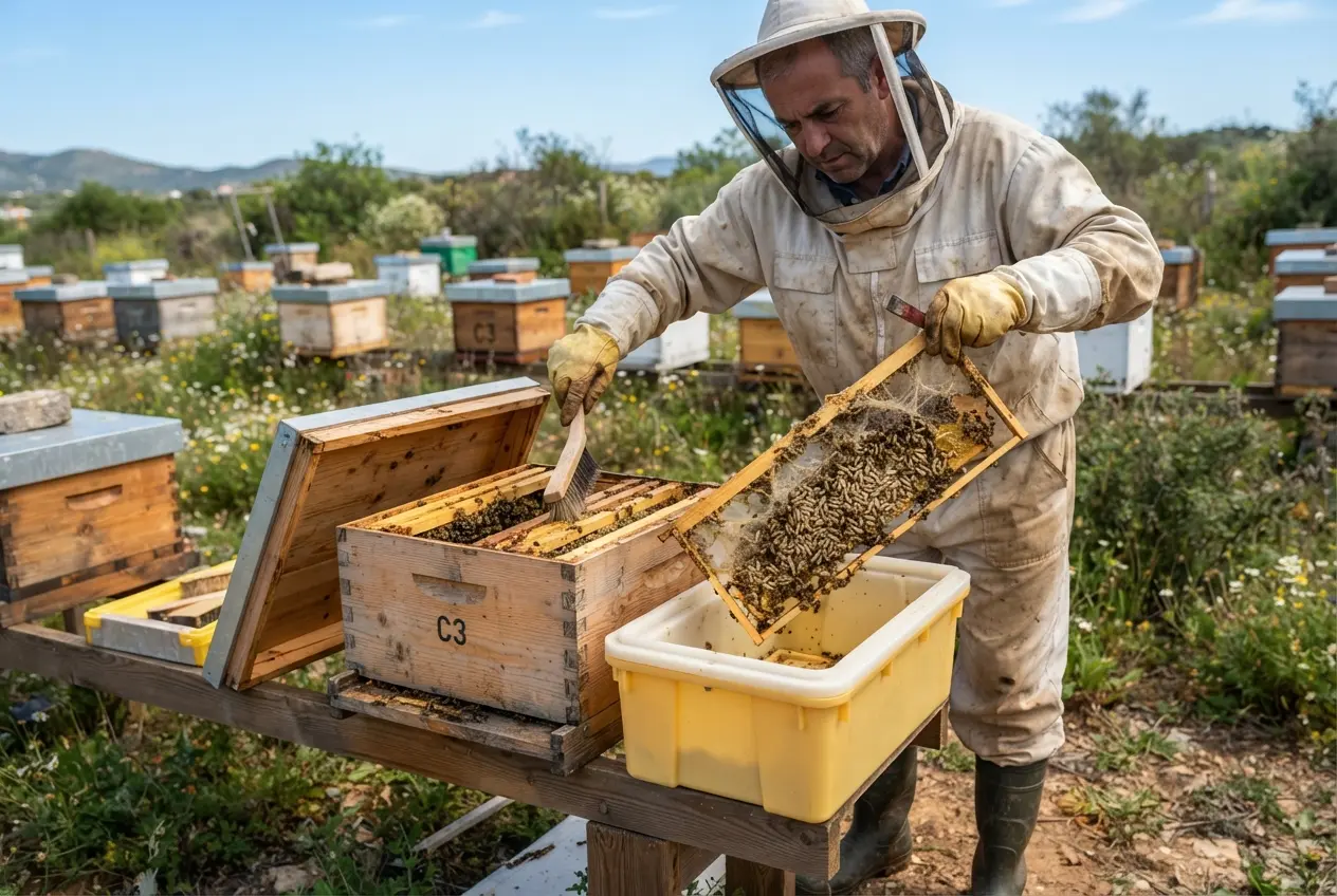 como eliminar traça da cera no apiario como eliminar traça da cera no apiario