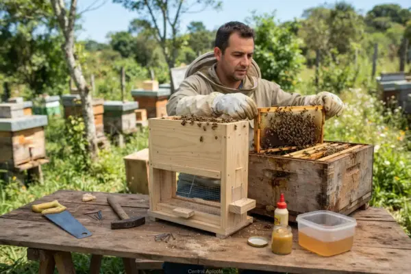 Como Fazer Alimentador Interno para Colmeia?