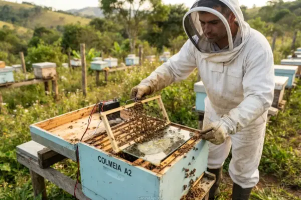 Como Produzir Apitoxina com Coletor Elétrico?