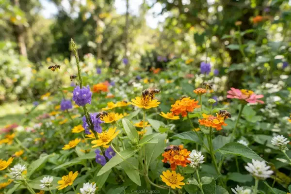 11 flores para abelhas sem ferrão que florescem o ano todo