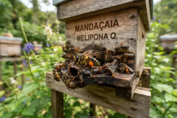 Abelha sem ferrão mandaçaia encanta e surpreende criadores em Apiários