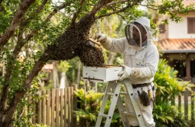 Como Remover Enxame de Abelha do Quintal em Segurança?